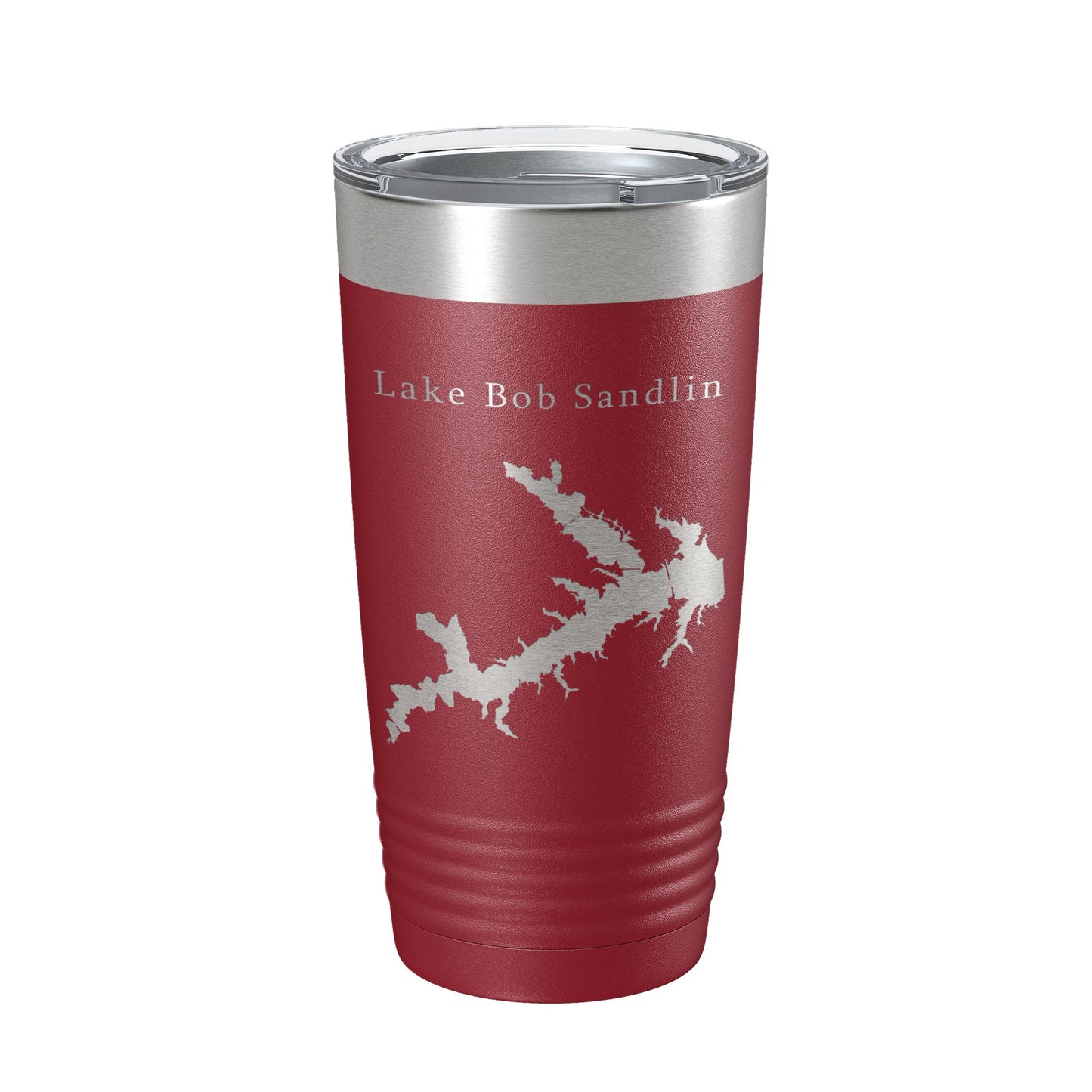 Lake Bob Sandlin Map Tumbler Travel Mug Insulated Laser Engraved Coffee Cup Monticello Reservoir Texas 20 oz-18