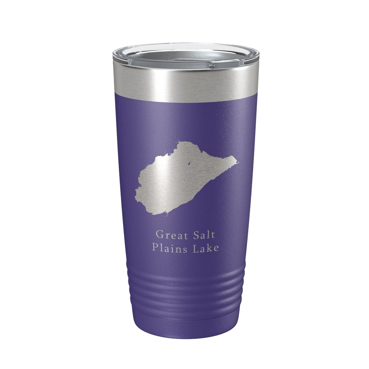 Great Salt Plains Lake Map Tumbler Travel Mug Insulated Laser Engraved Coffee Cup Oklahoma 20 oz-15