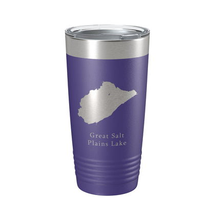Great Salt Plains Lake Map Tumbler Travel Mug Insulated Laser Engraved Coffee Cup Oklahoma 20 oz-15