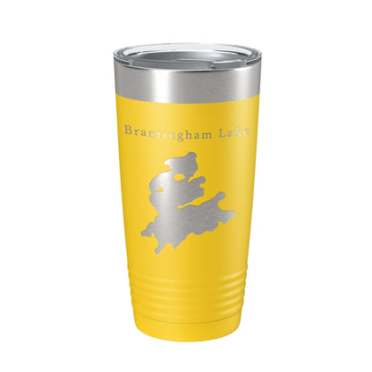 Brantingham Lake Map Tumbler Travel Mug Insulated Laser Engraved Coffee Cup New York 20 oz-19