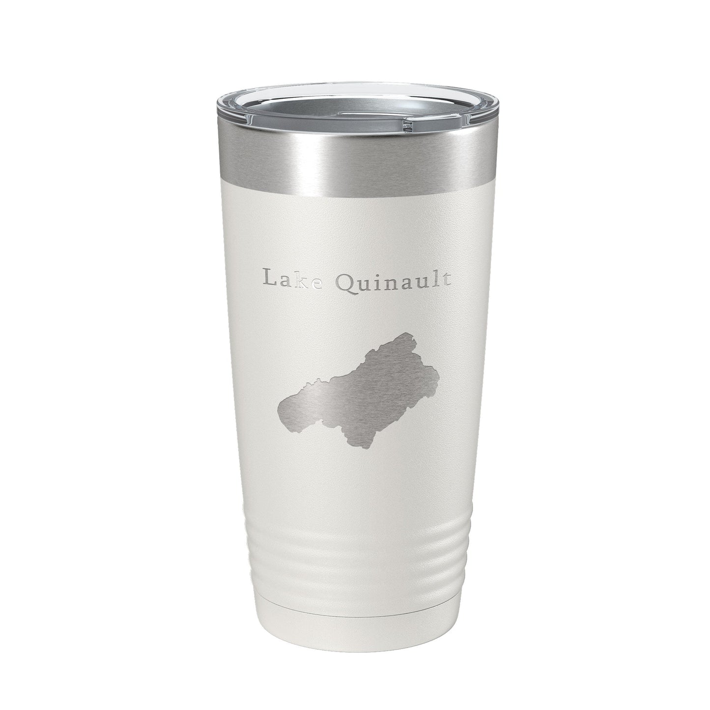 Lake Quinault Map Tumbler Travel Mug Insulated Laser Engraved Coffee Cup Washington 20 oz-1