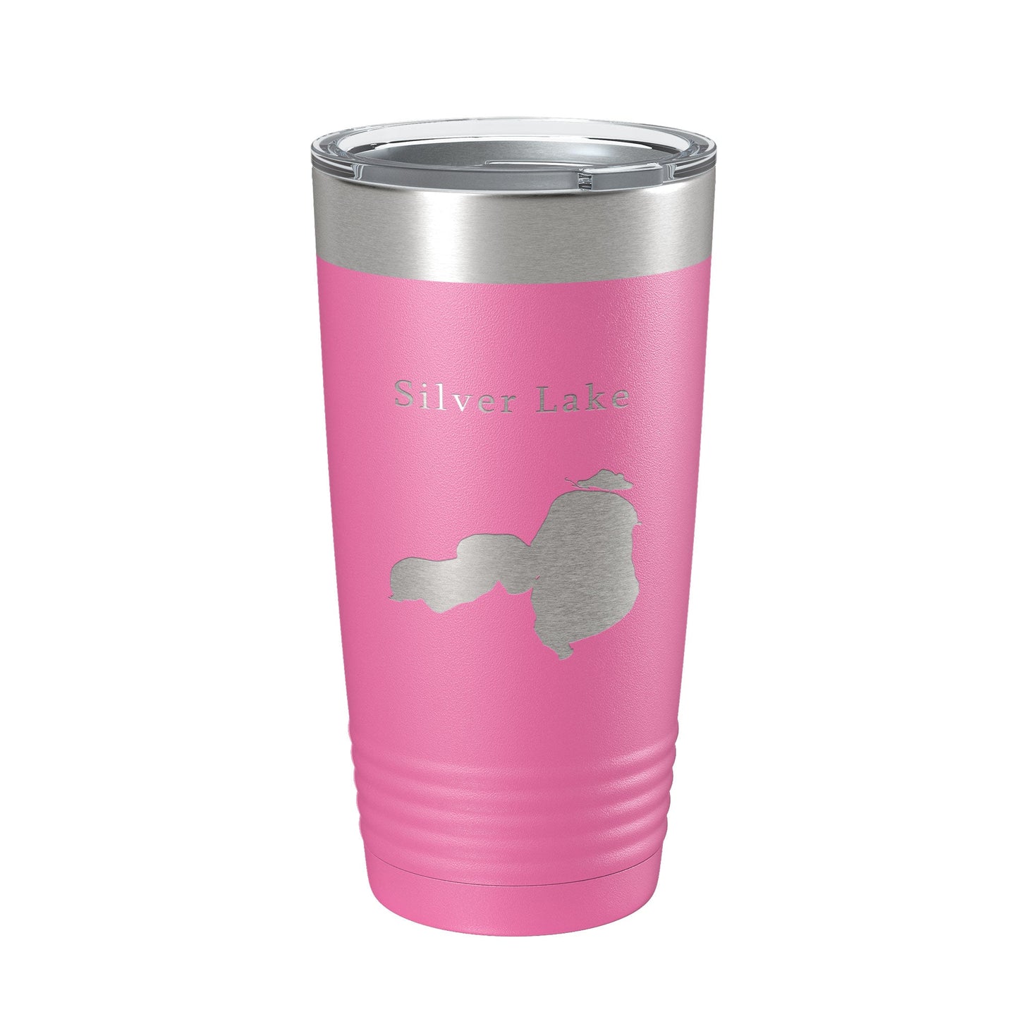 Silver Lake Map Tumbler Travel Mug Insulated Laser Engraved Coffee Cup Iowa 20 oz-11