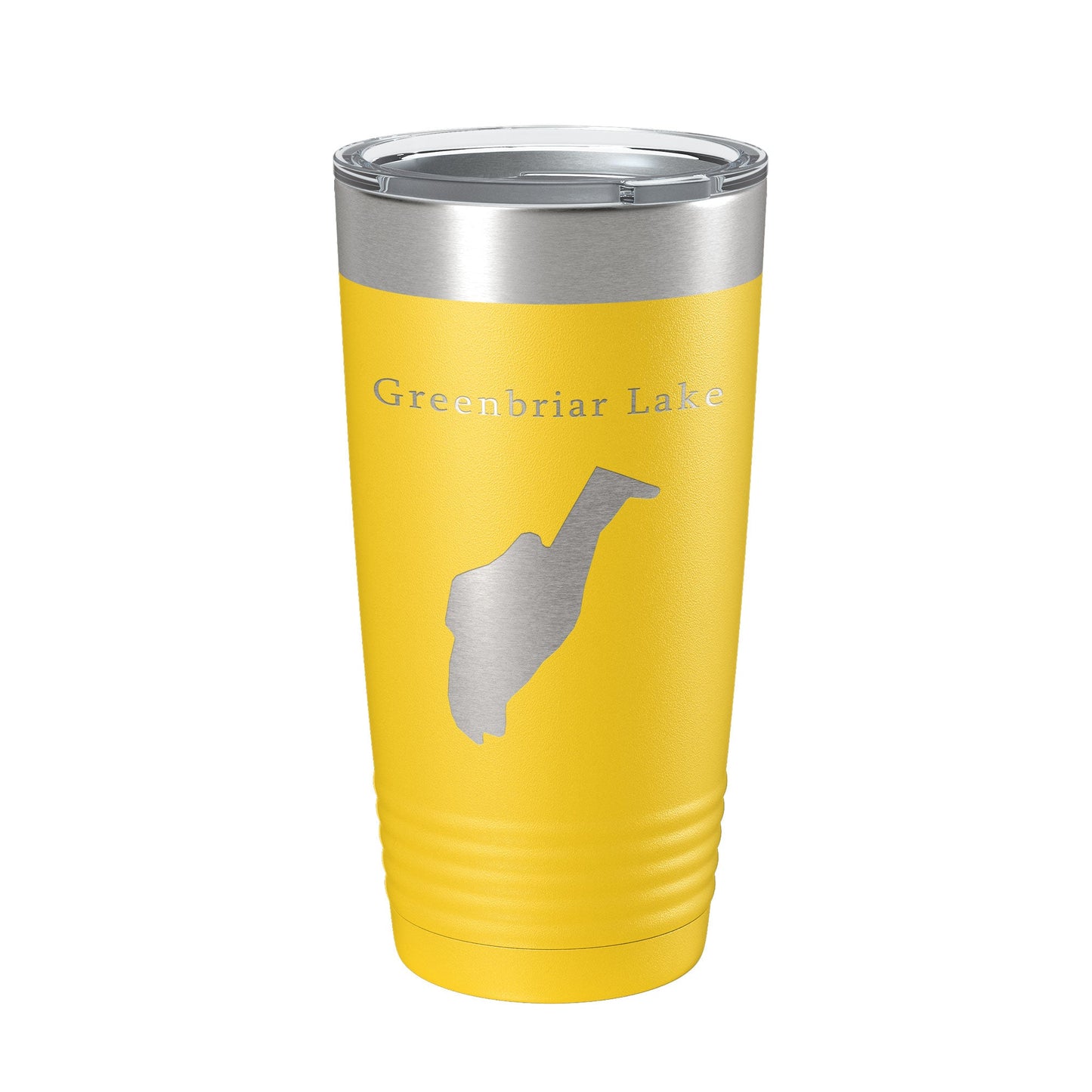 Greenbriar Lake Map Tumbler Travel Mug Insulated Laser Engraved Coffee Cup Maryland 20 oz-19