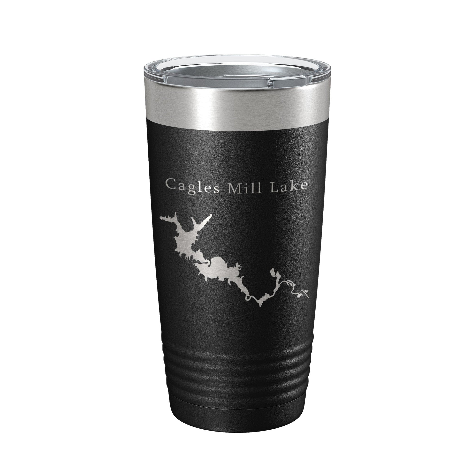 Cagles Mill Lake Map Tumbler Travel Mug Insulated Laser Engraved Coffee Cup Indiana 20 oz-5