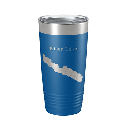 Kiser Lake Map Tumbler Travel Mug Insulated Laser Engraved Coffee Cup Ohio 20 oz-6