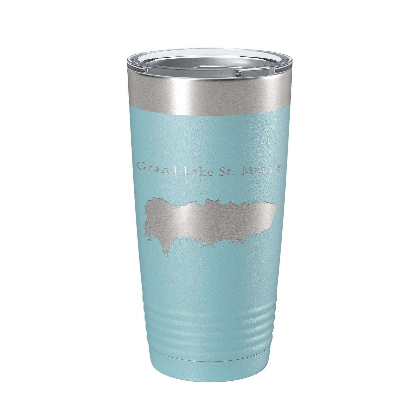 Grand Lake St. Marys Map Tumbler Travel Mug Insulated Laser Engraved Coffee Cup Ohio 20 oz-13