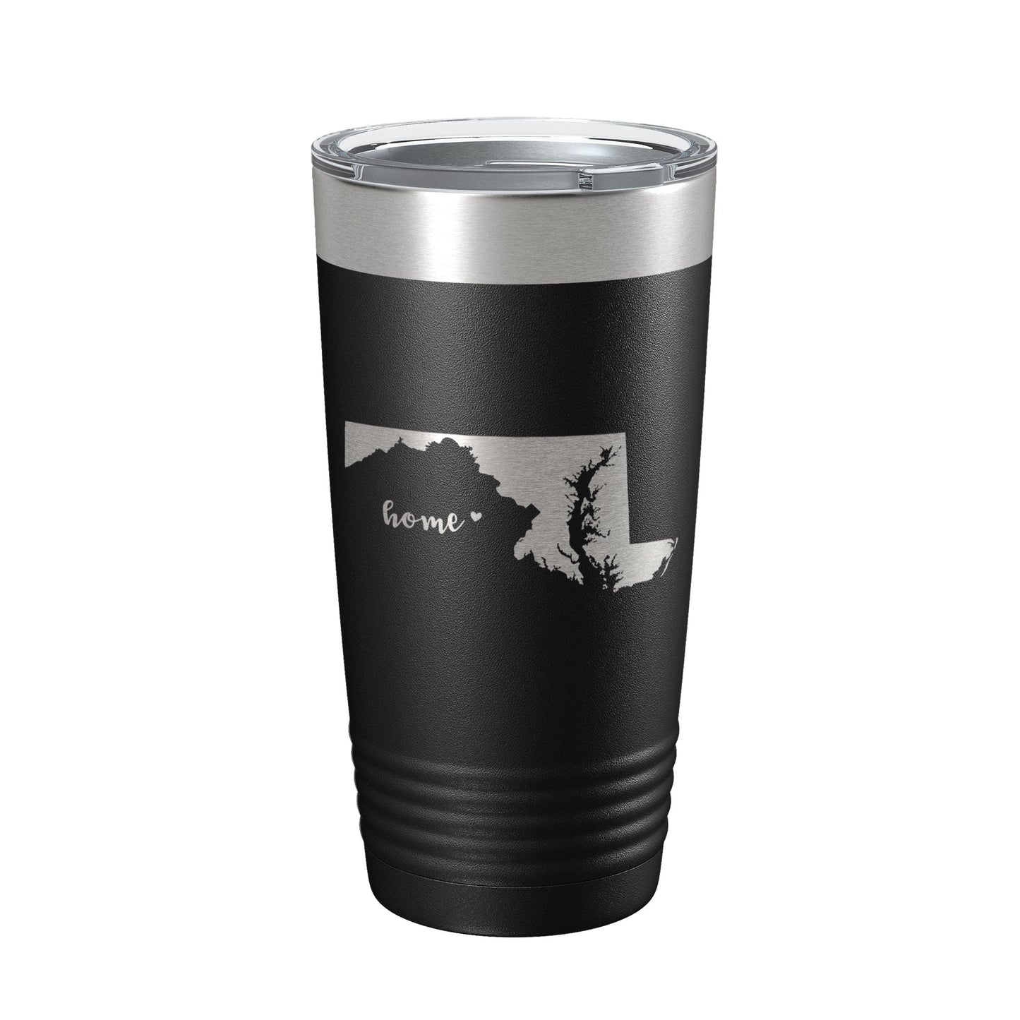 Maryland Tumbler Home State Travel Mug Insulated Laser Engraved Map Coffee Cup 20 oz-0