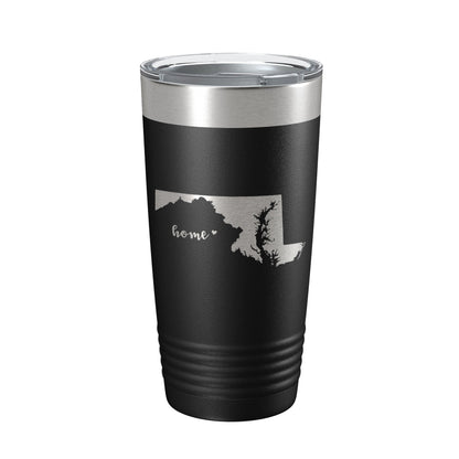 Maryland Tumbler Home State Travel Mug Insulated Laser Engraved Map Coffee Cup 20 oz-5