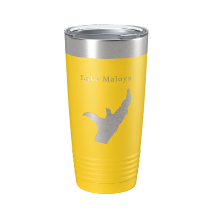 Lake Maloya Map Tumbler Travel Mug Insulated Laser Engraved Coffee Cup New Mexico Colorado 20 oz-4