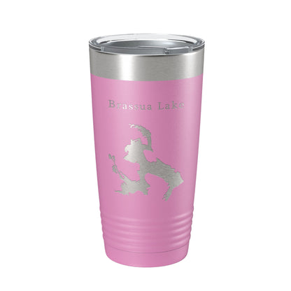 Brassua Lake Map Tumbler Travel Mug Insulated Laser Engraved Coffee Cup Maine Moose River 20 oz-14