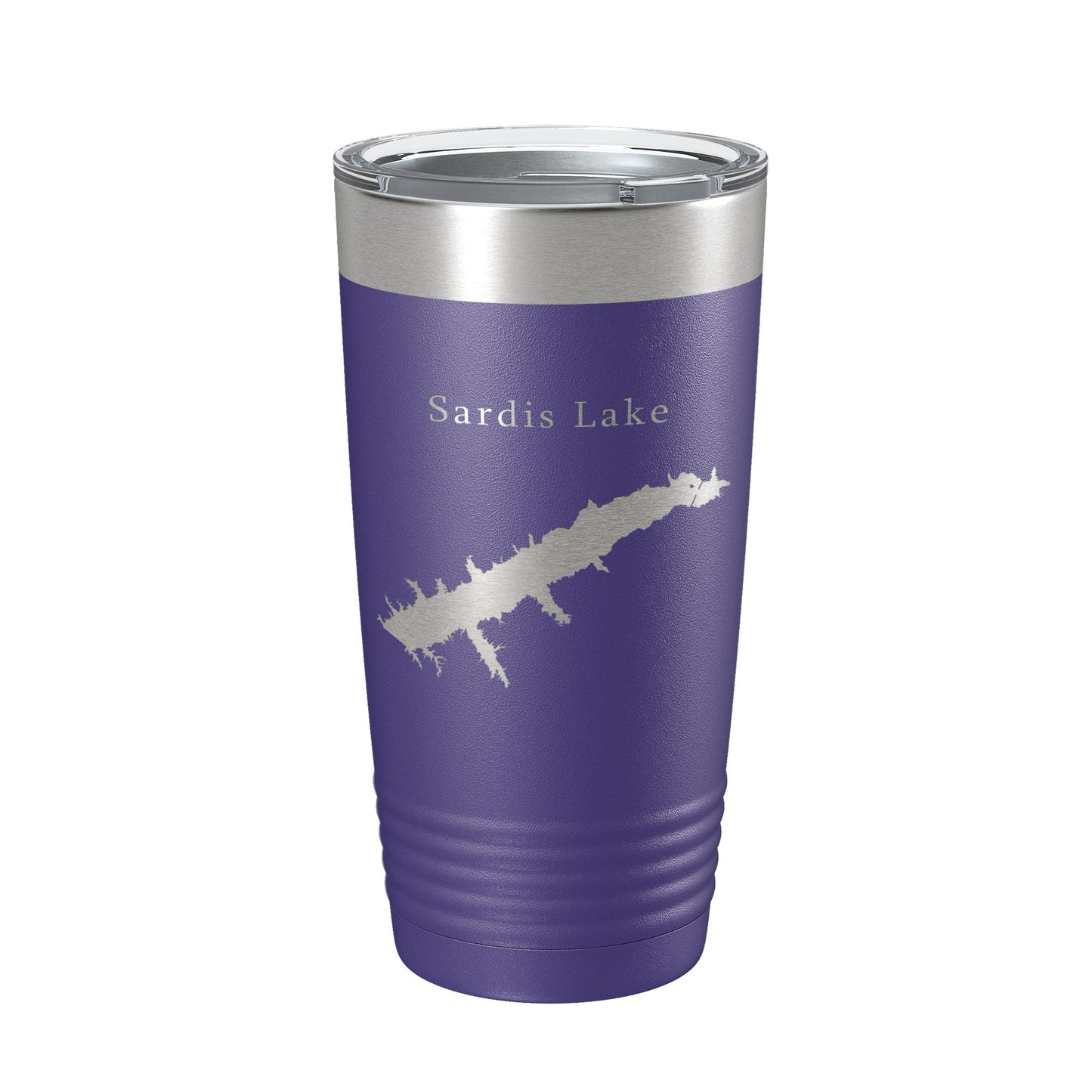 Sardis Lake Map Tumbler Travel Mug Insulated Laser Engraved Coffee Cup Mississippi 20 oz-15