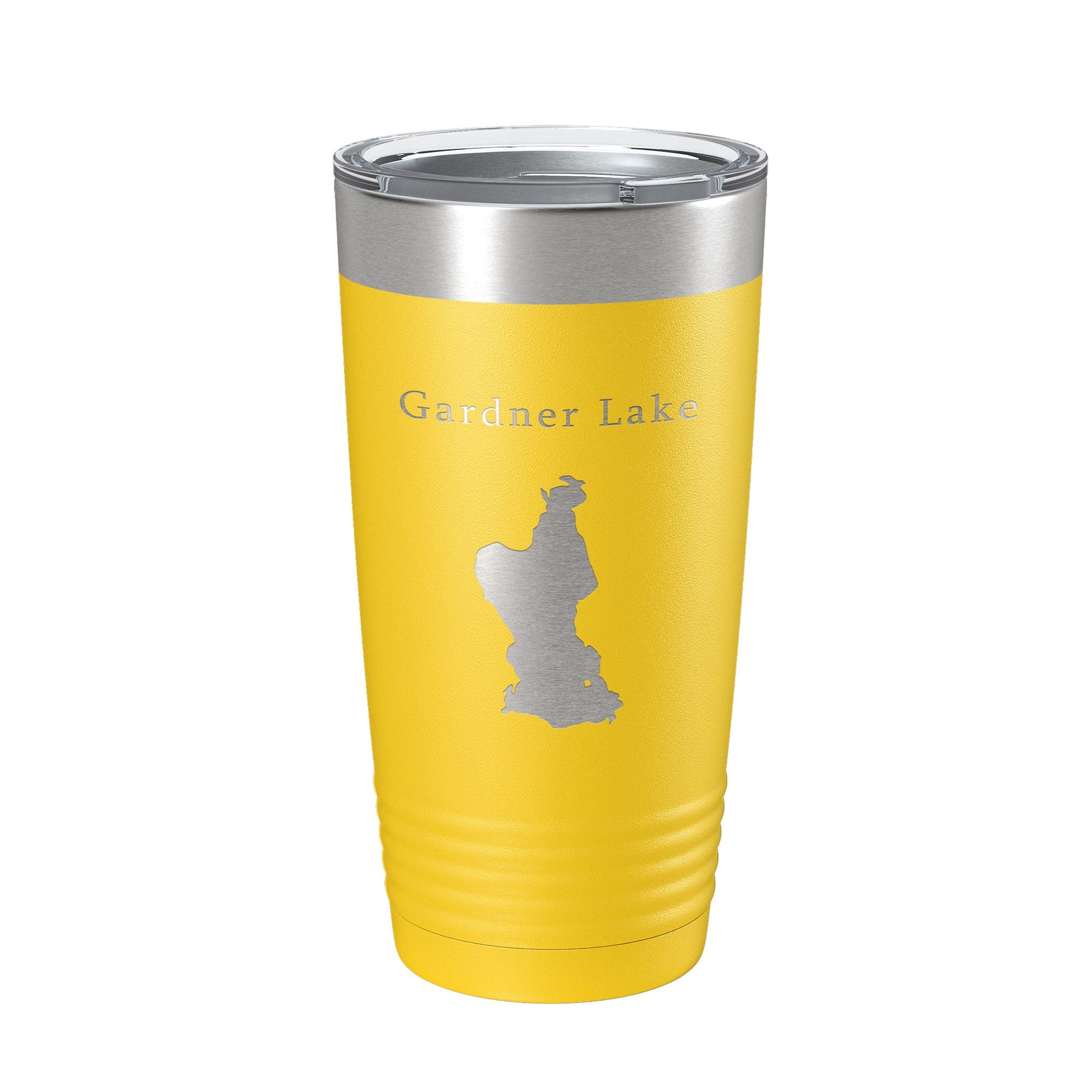 Gardner Lake Map Tumbler Travel Mug Insulated Laser Engraved Coffee Cup Connecticut 20 oz-4