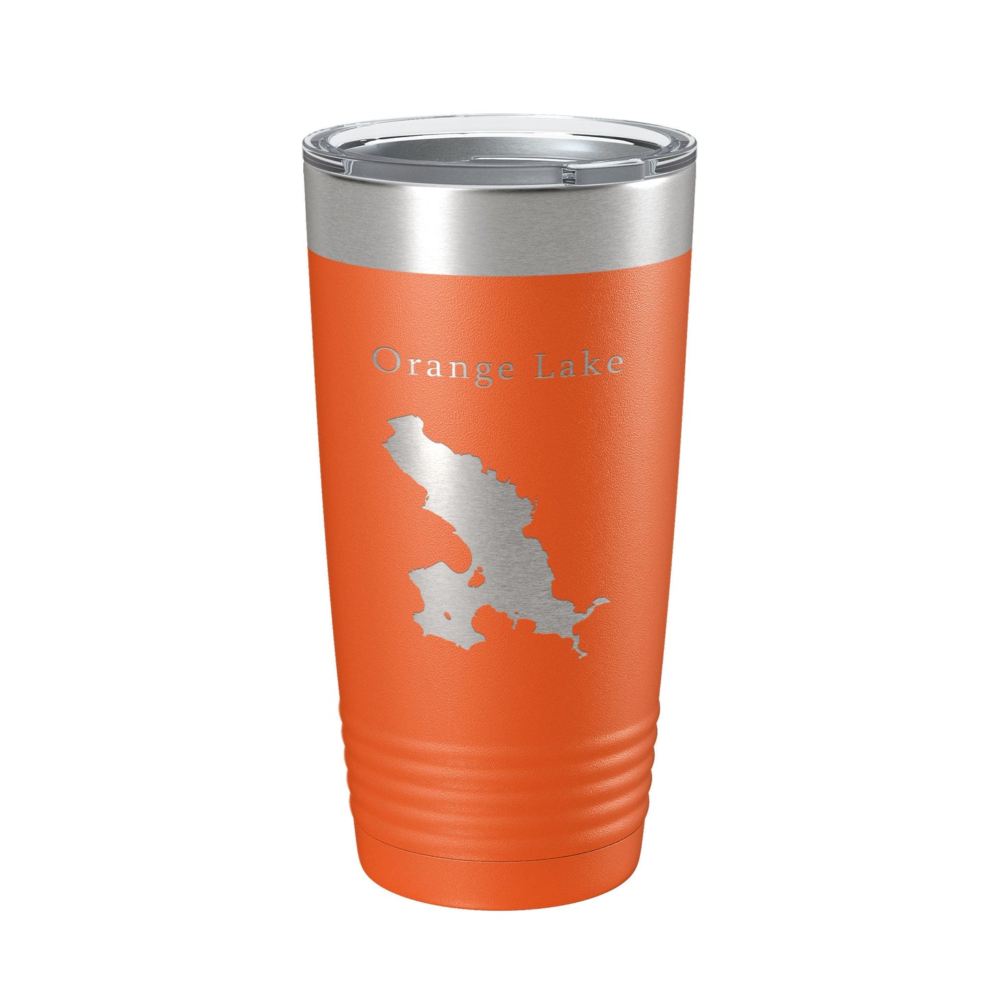 Orange Lake Map Tumbler Travel Mug Insulated Laser Engraved Coffee Cup Florida 20 oz-17