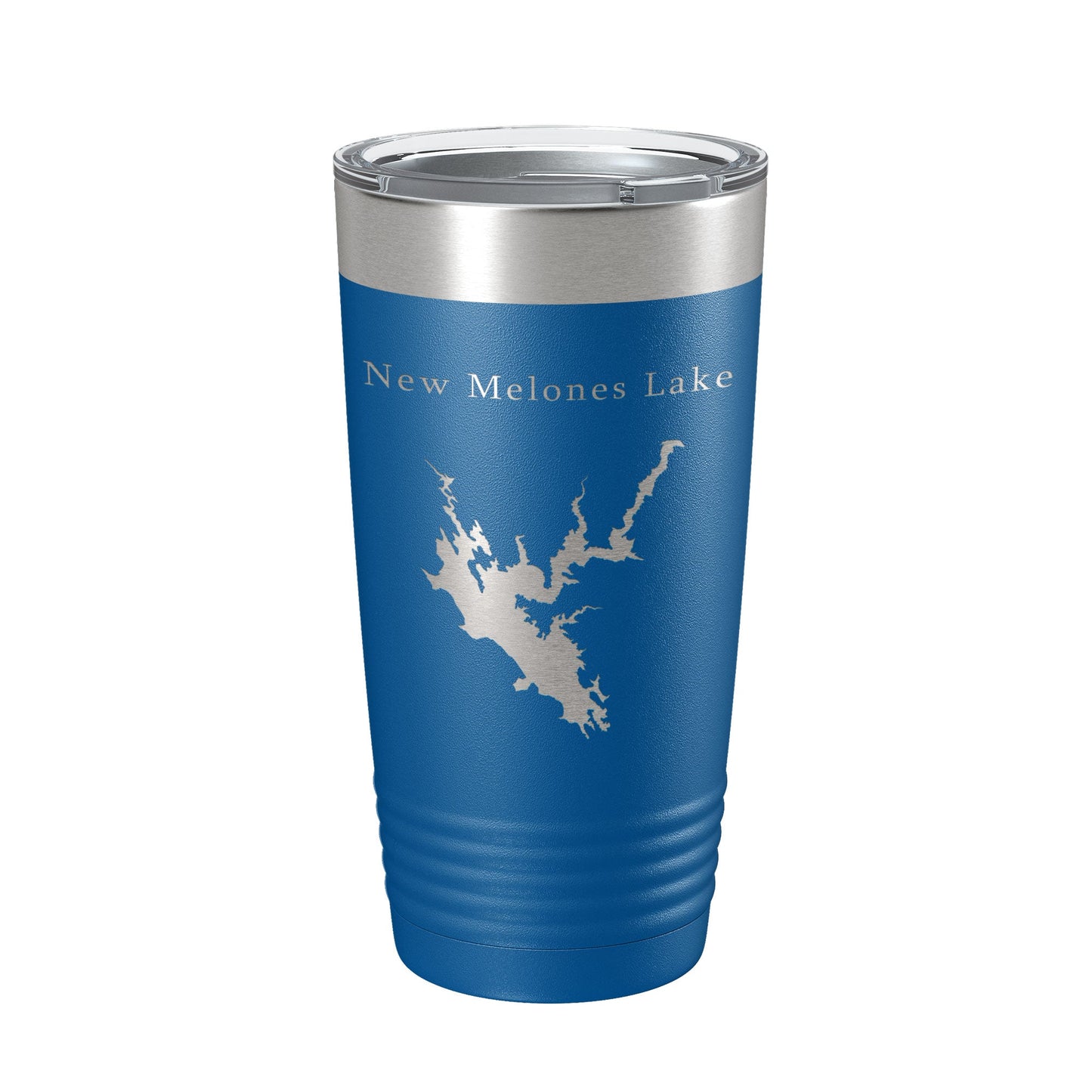 New Melones Lake Map Tumbler Travel Mug Insulated Laser Engraved Coffee Cup California 20 oz-6