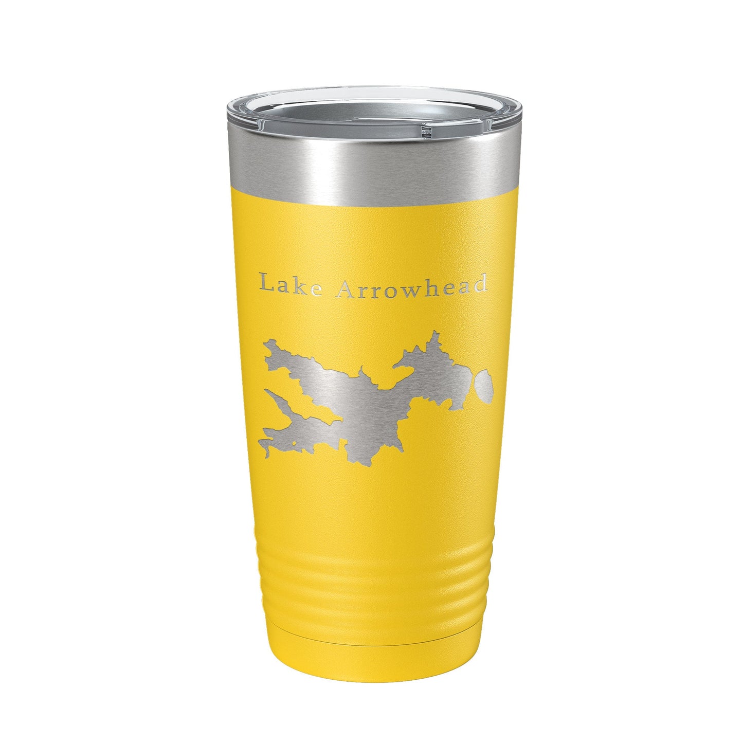 Lake Arrowhead Map Tumbler Travel Mug Insulated Laser Engraved Coffee Cup California 20 oz-4