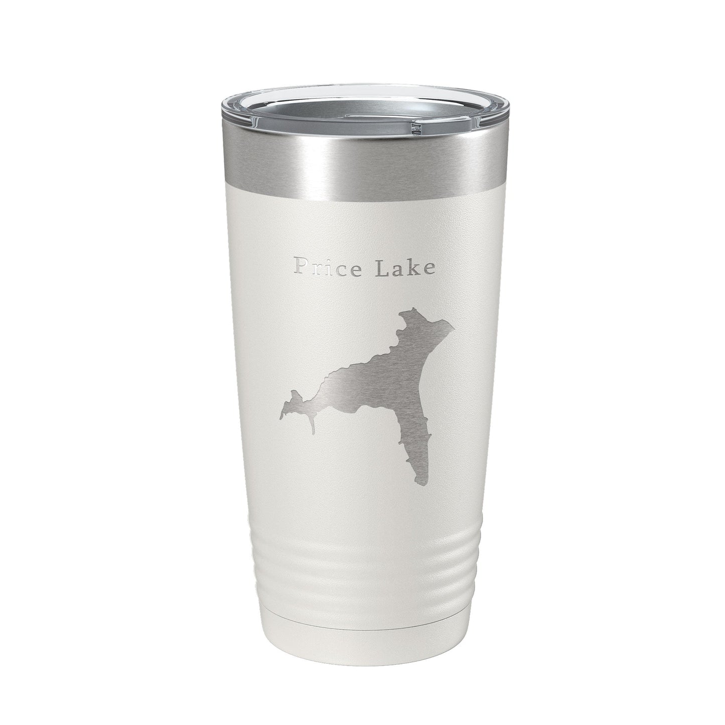 Price Lake Map Tumbler Travel Mug Insulated Laser Engraved Coffee Cup North Carolina 20 oz-7