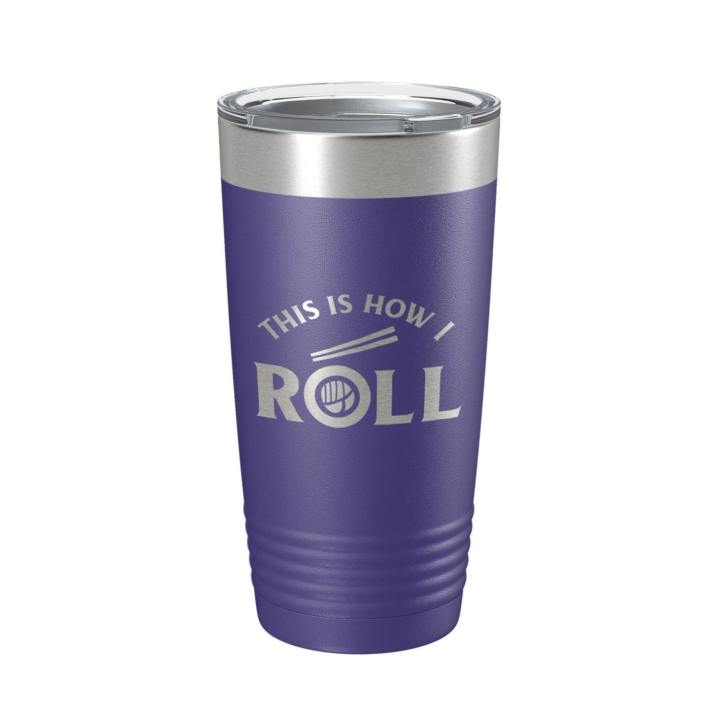 Sushi Tumbler This Is How I Roll Travel Mug Insulated Laser Engraved Coffee Cup 20 oz-15