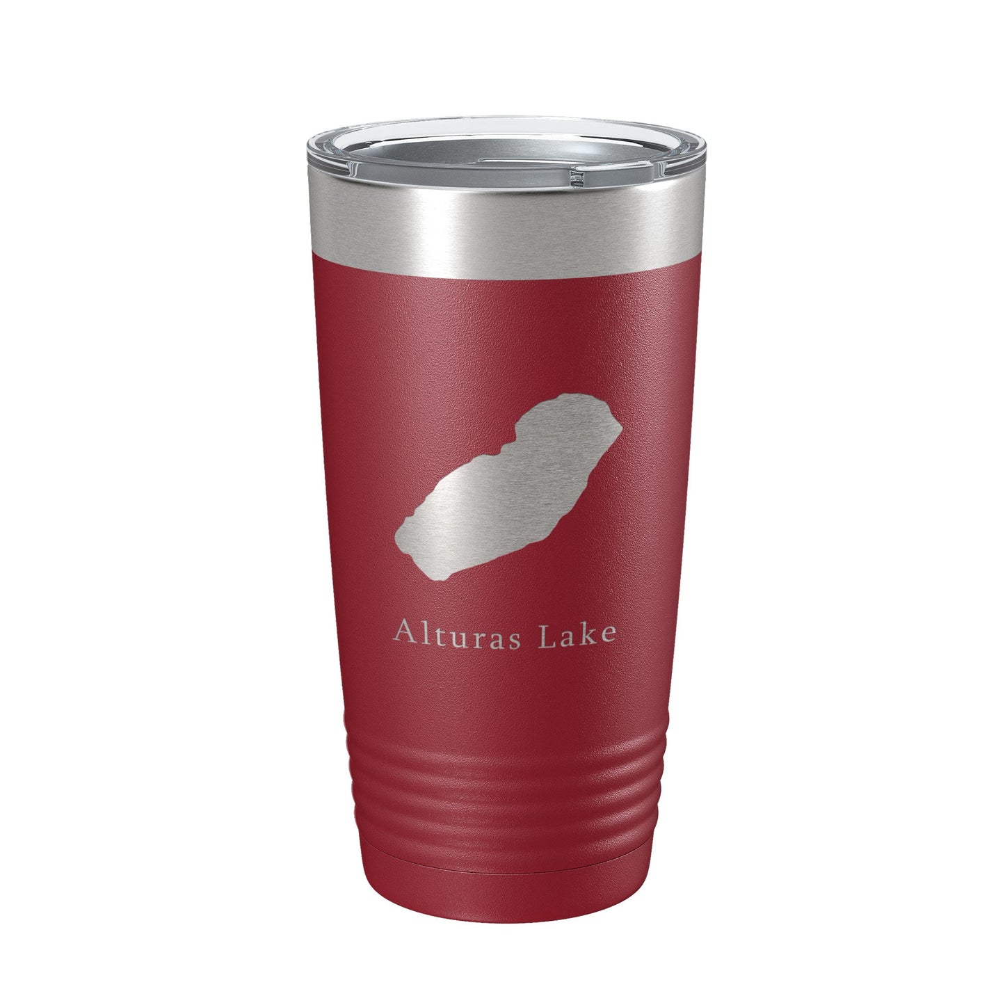 Alturas Lake Map Tumbler Travel Mug Insulated Laser Engraved Coffee Cup Idaho 20 oz-18