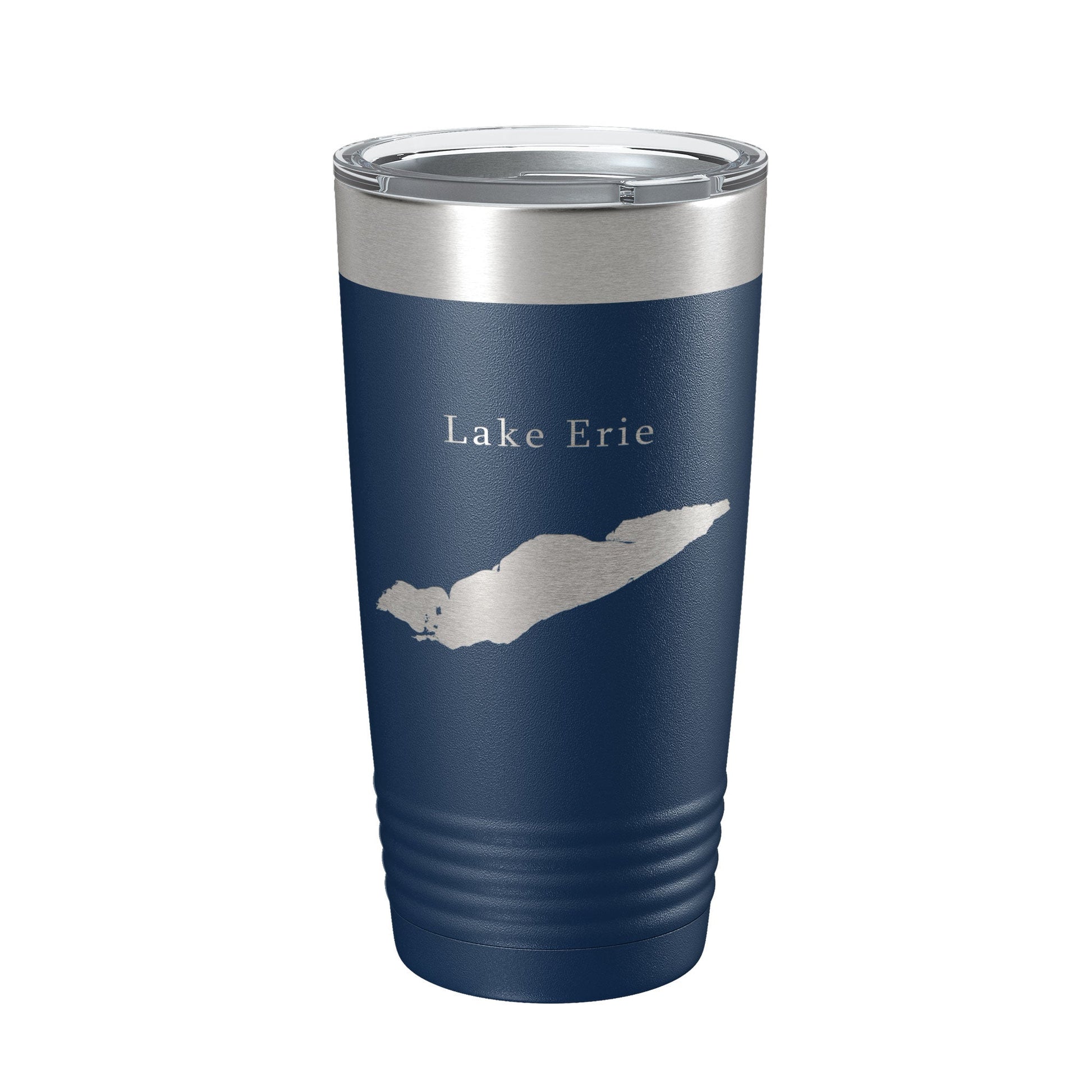 Lake Erie Map Tumbler Travel Mug Insulated Laser Engraved Coffee Cup Michigan Ohio Pennsylvania New York 20 oz-2