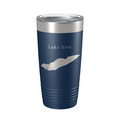 Lake Erie Map Tumbler Travel Mug Insulated Laser Engraved Coffee Cup Michigan Ohio Pennsylvania New York 20 oz-8