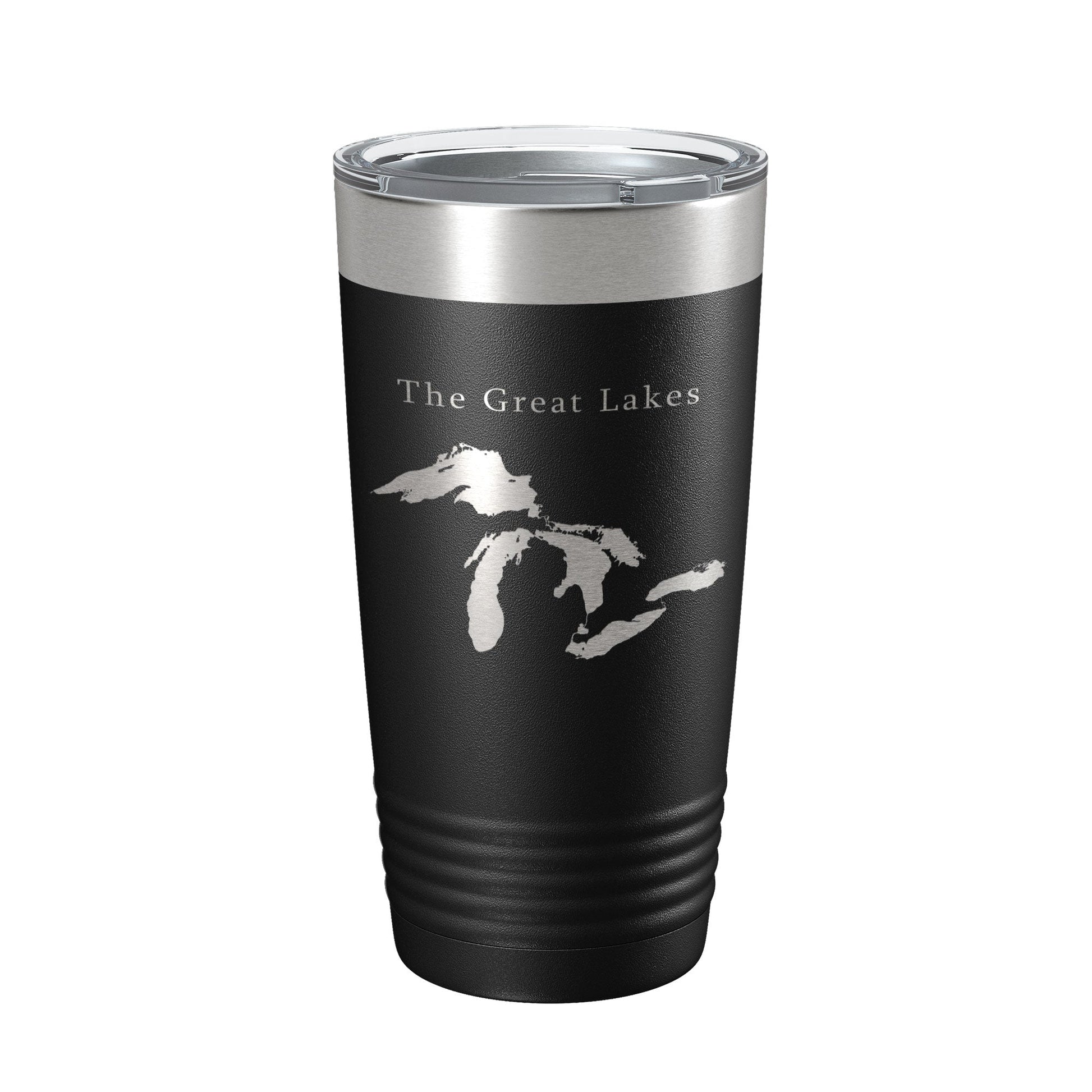 The Great Lakes Map Tumbler Travel Mug Insulated Laser Engraved Coffee Cup Superior Michigan Huron Erie Ontario 20 oz-5