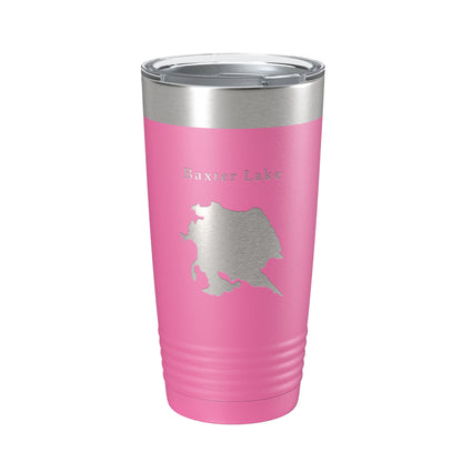 Baxter Lake Map Tumbler Travel Mug Insulated Laser Engraved Coffee Cup Rochester New Hampshire 20 oz-11