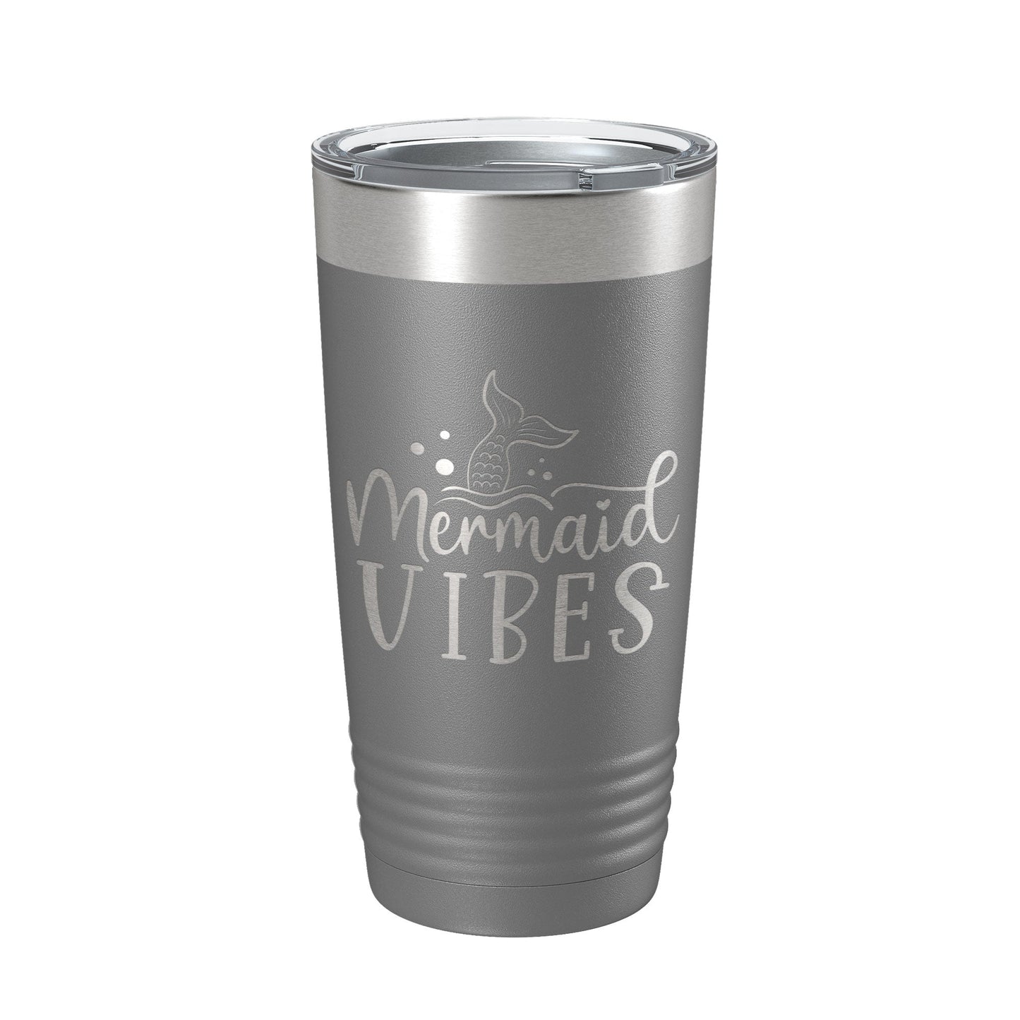 Mermaid Vibes Tumbler Travel Mug Insulated Laser Engraved Coffee Cup 20 oz-16