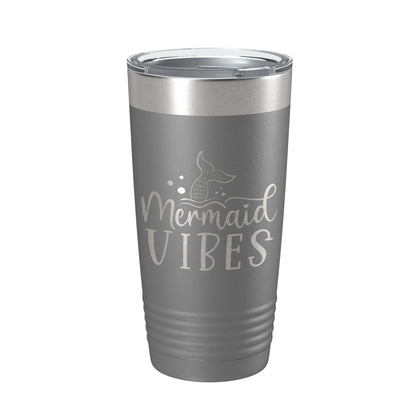 Mermaid Vibes Tumbler Travel Mug Insulated Laser Engraved Coffee Cup 20 oz-16