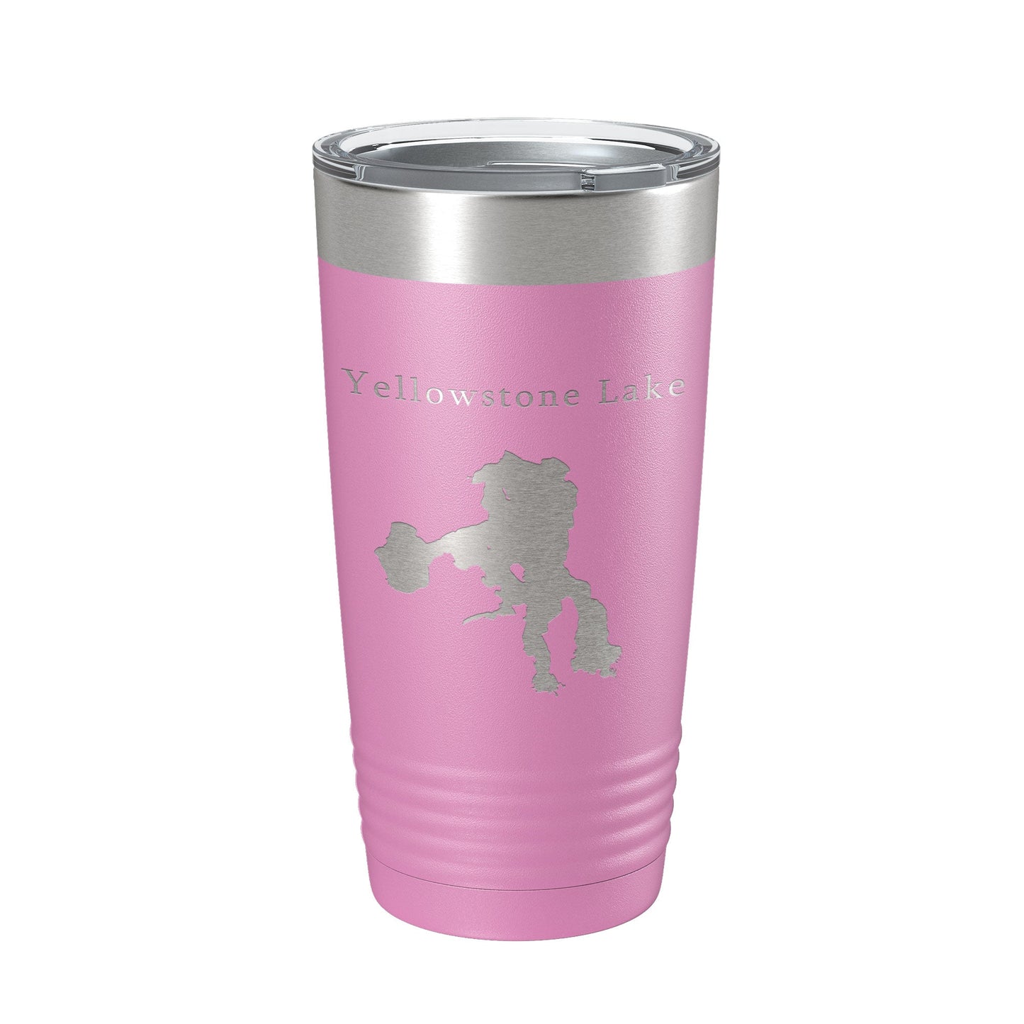 Yellowstone Lake Map Tumbler Travel Mug Insulated Laser Engraved Coffee Cup Wyoming 20 oz-14