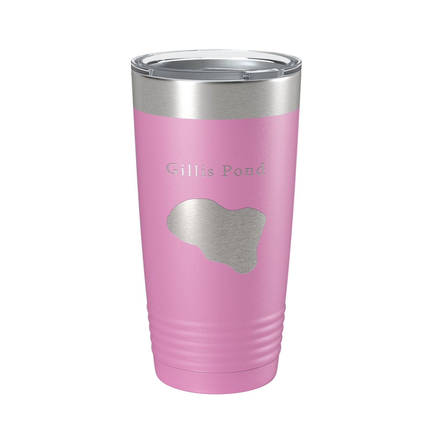 Gillis Pond Tumbler Lake Map Travel Mug Insulated Laser Engraved Coffee Cup Florida 20 oz-14