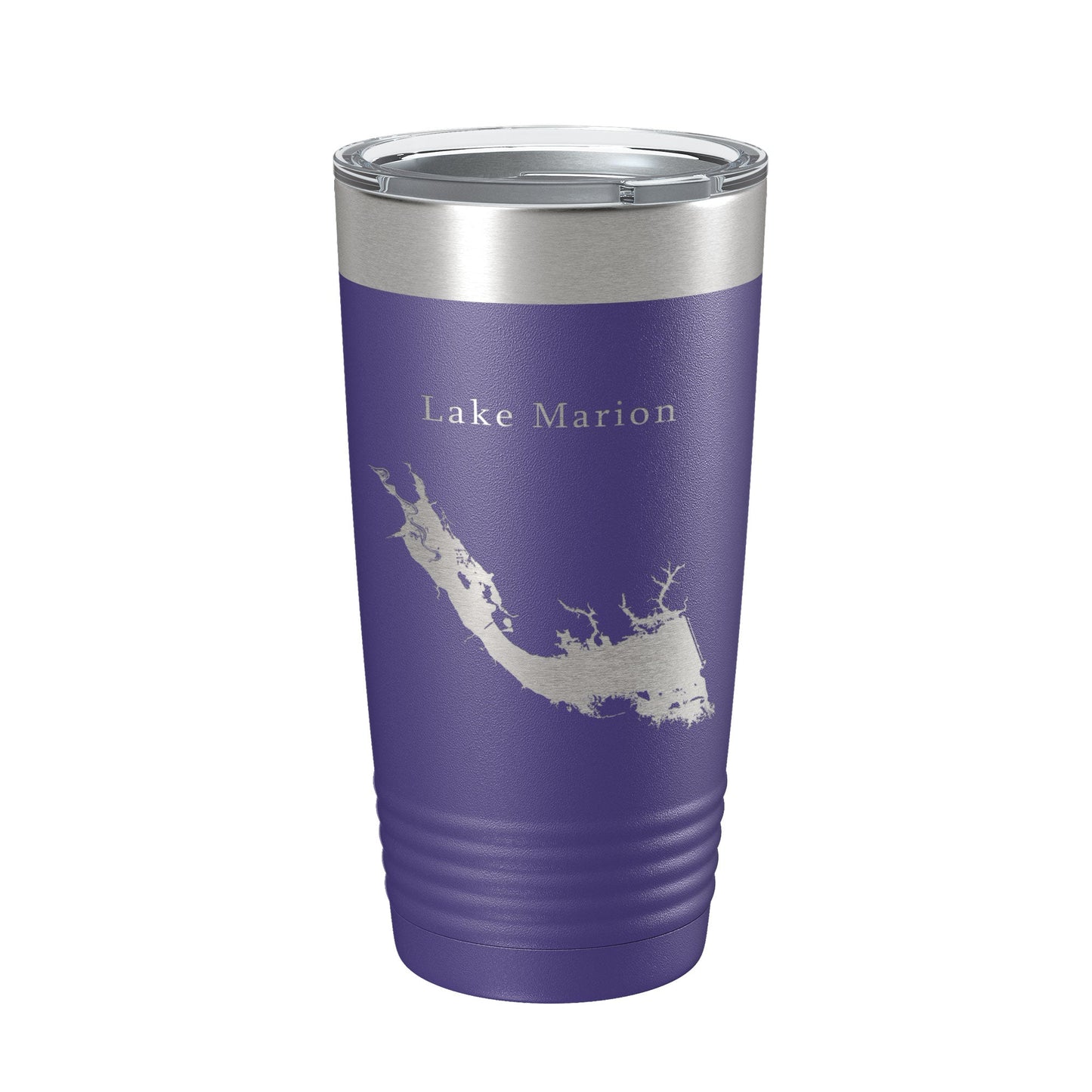 Lake Marion Map Tumbler Travel Mug Insulated Laser Engraved Coffee Cup South Carolina 20 oz-15