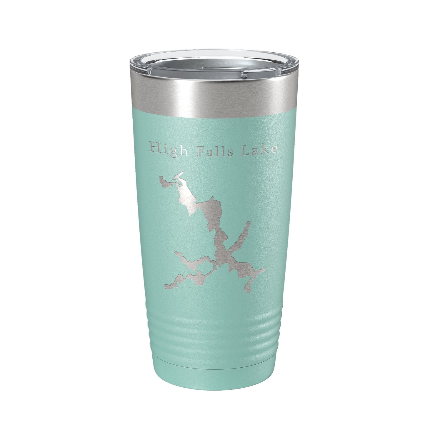 High Falls Lake Map Tumbler Travel Mug Insulated Laser Engraved Coffee Cup Georgia 20 oz-12