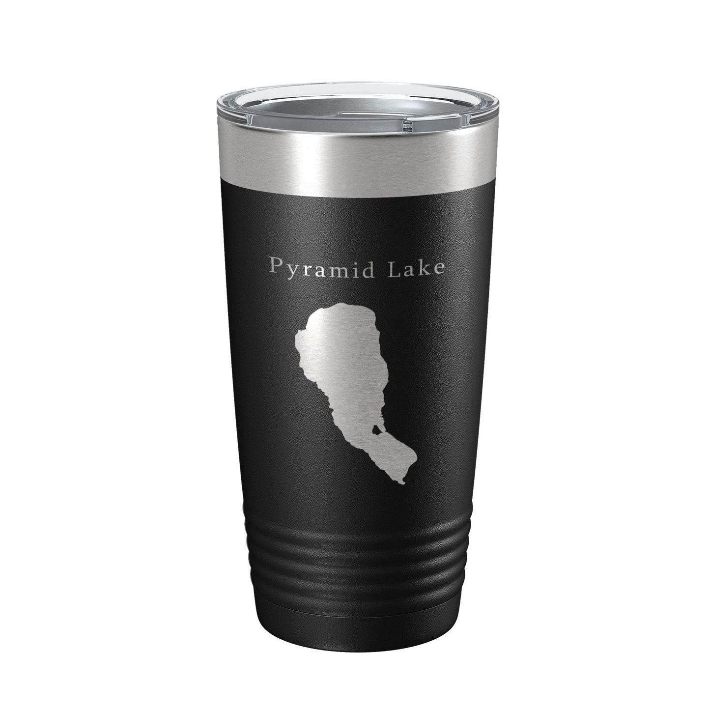 Pyramid Lake Map Tumbler Travel Mug Insulated Laser Engraved Coffee Cup Nevada 20 oz-5