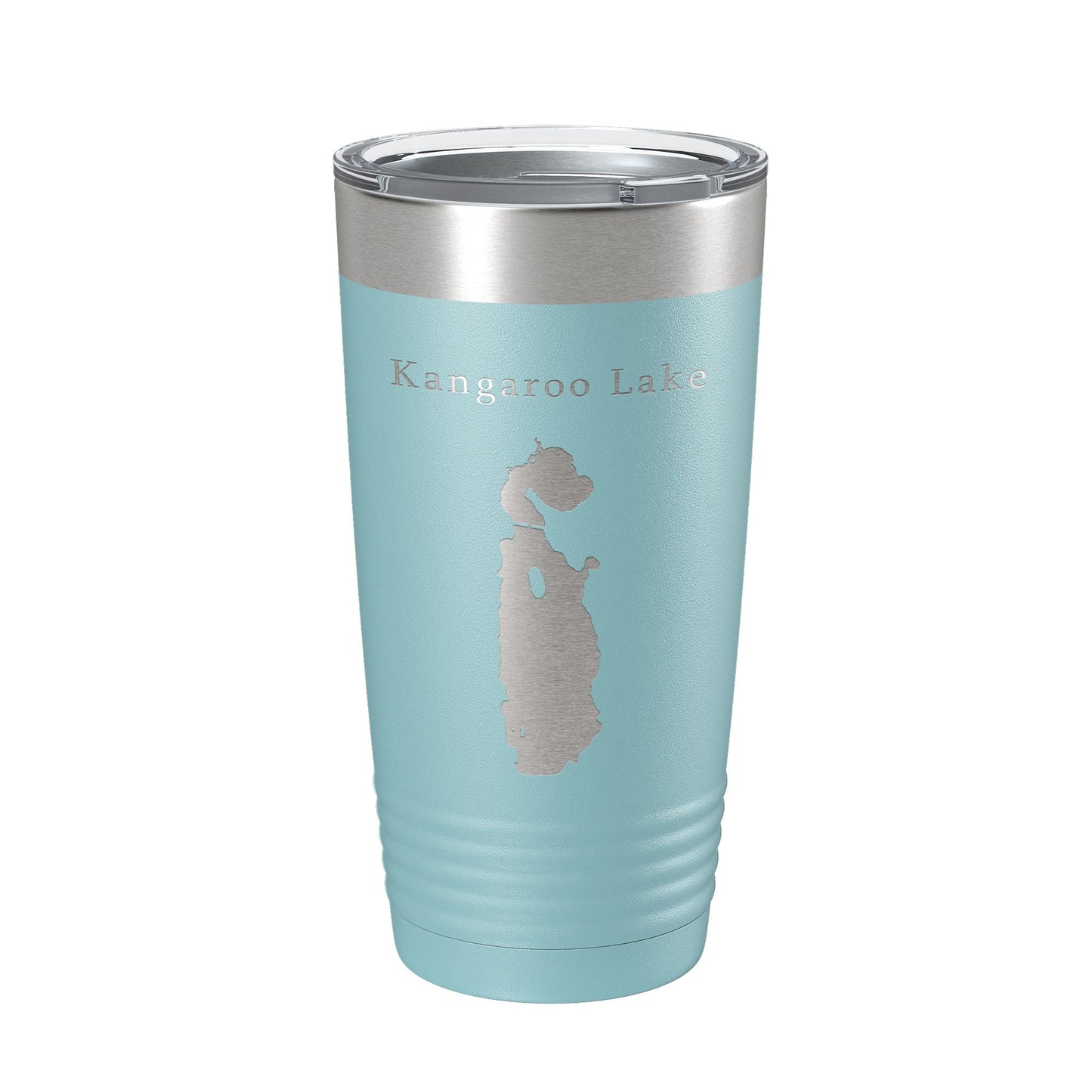 Kangaroo Lake Map Tumbler Travel Mug Insulated Laser Engraved Coffee Cup Wisconsin 20 oz-13