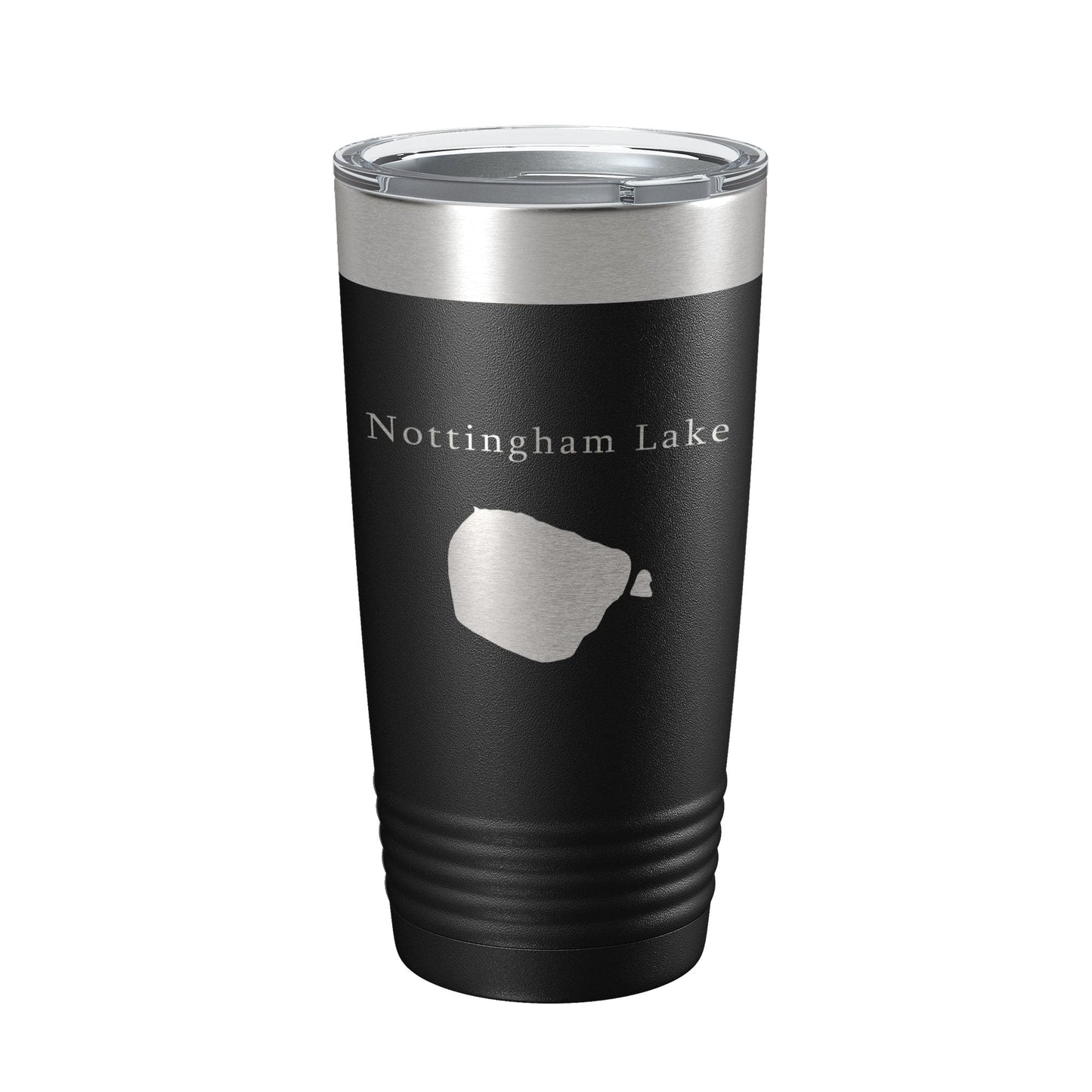 Nottingham Lake Map Tumbler Travel Mug Insulated Laser Engraved Coffee Cup Colorado 20 oz-5
