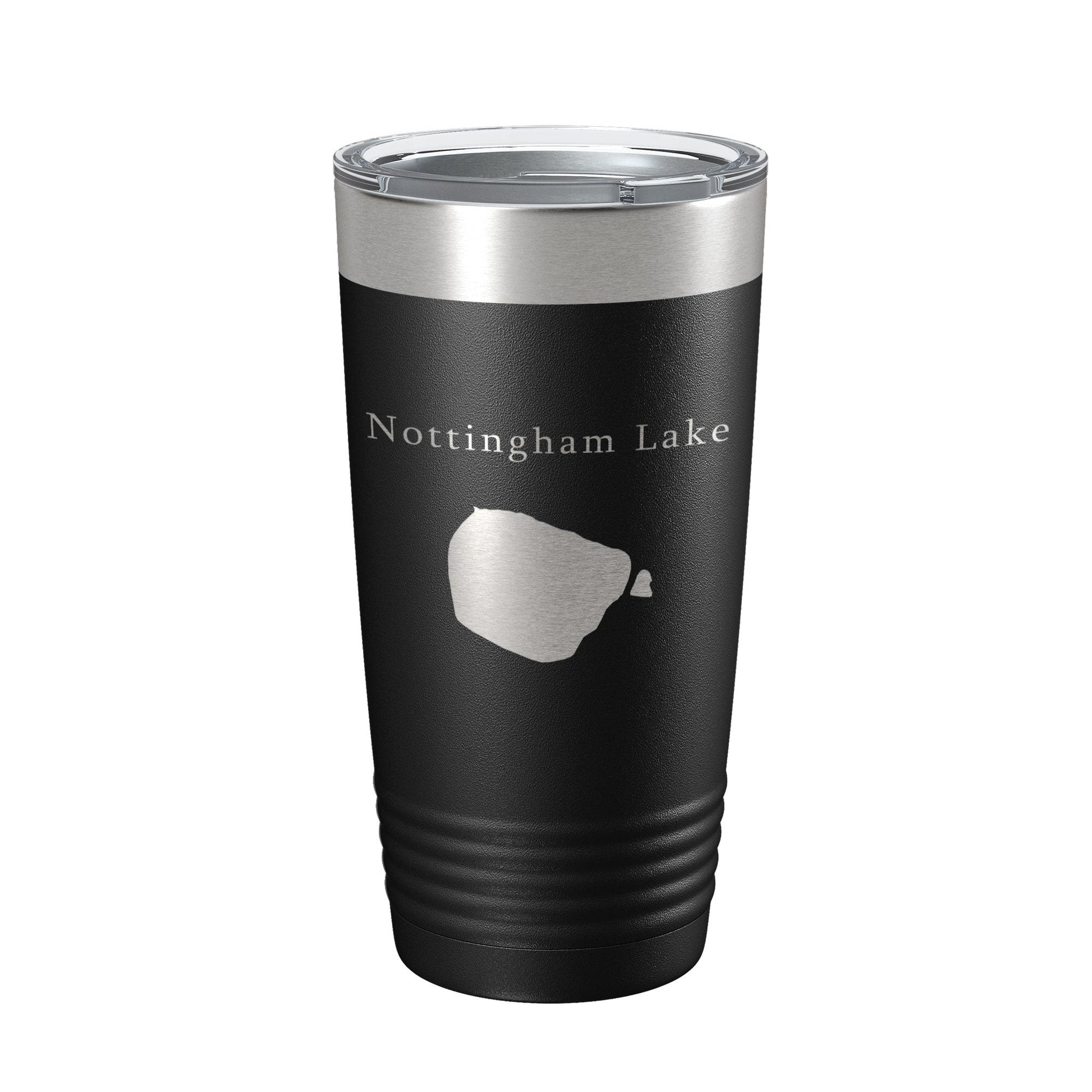 Nottingham Lake Map Tumbler Travel Mug Insulated Laser Engraved Coffee Cup Colorado 20 oz-5