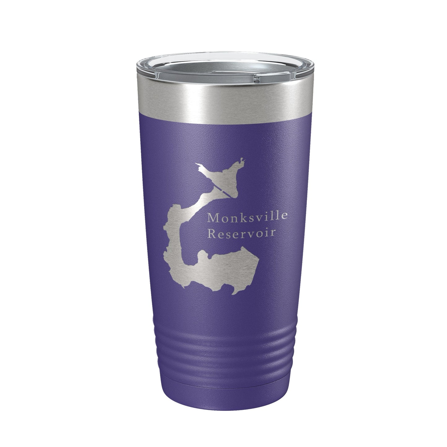 Monksville Reservoir Tumbler Lake Map Travel Mug Insulated Laser Engraved Coffee Cup New Jersey 20 oz-15
