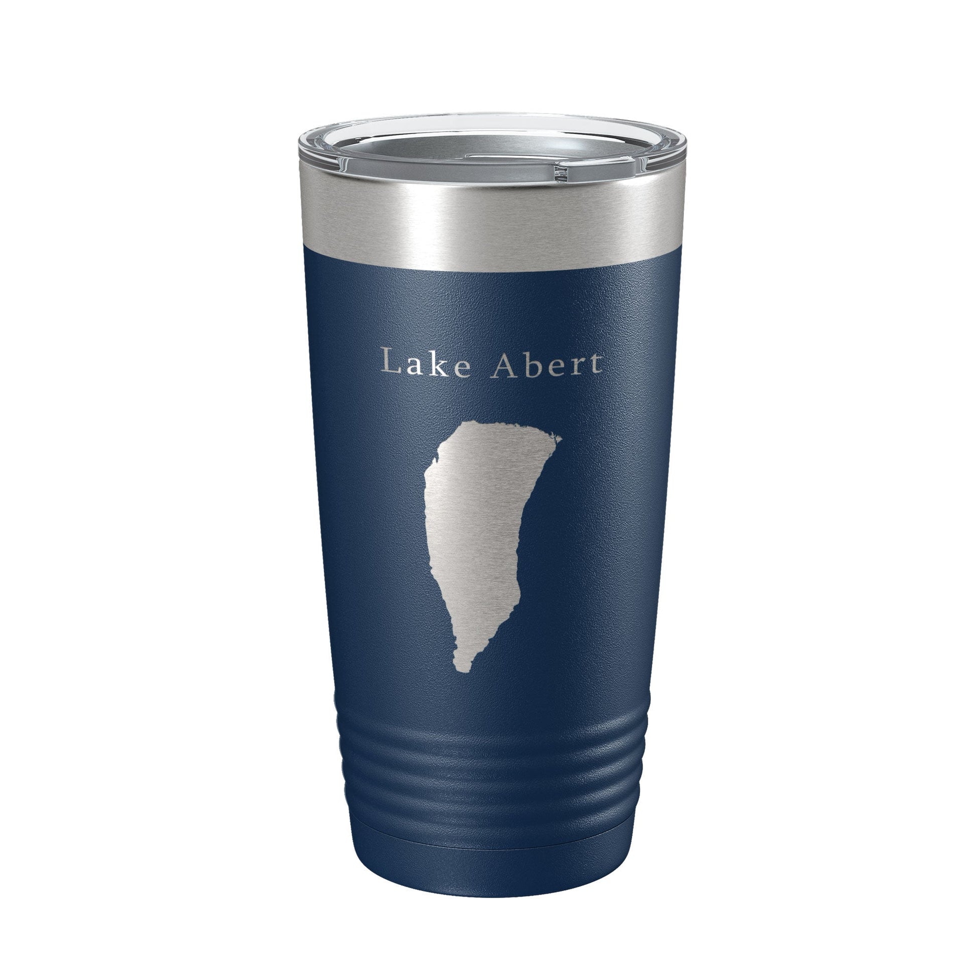 Lake Abert Map Tumbler Travel Mug Insulated Laser Engraved Coffee Cup Oregon 20 oz-2