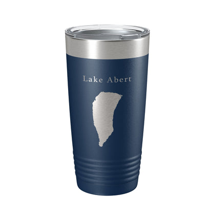 Lake Abert Map Tumbler Travel Mug Insulated Laser Engraved Coffee Cup Oregon 20 oz-8