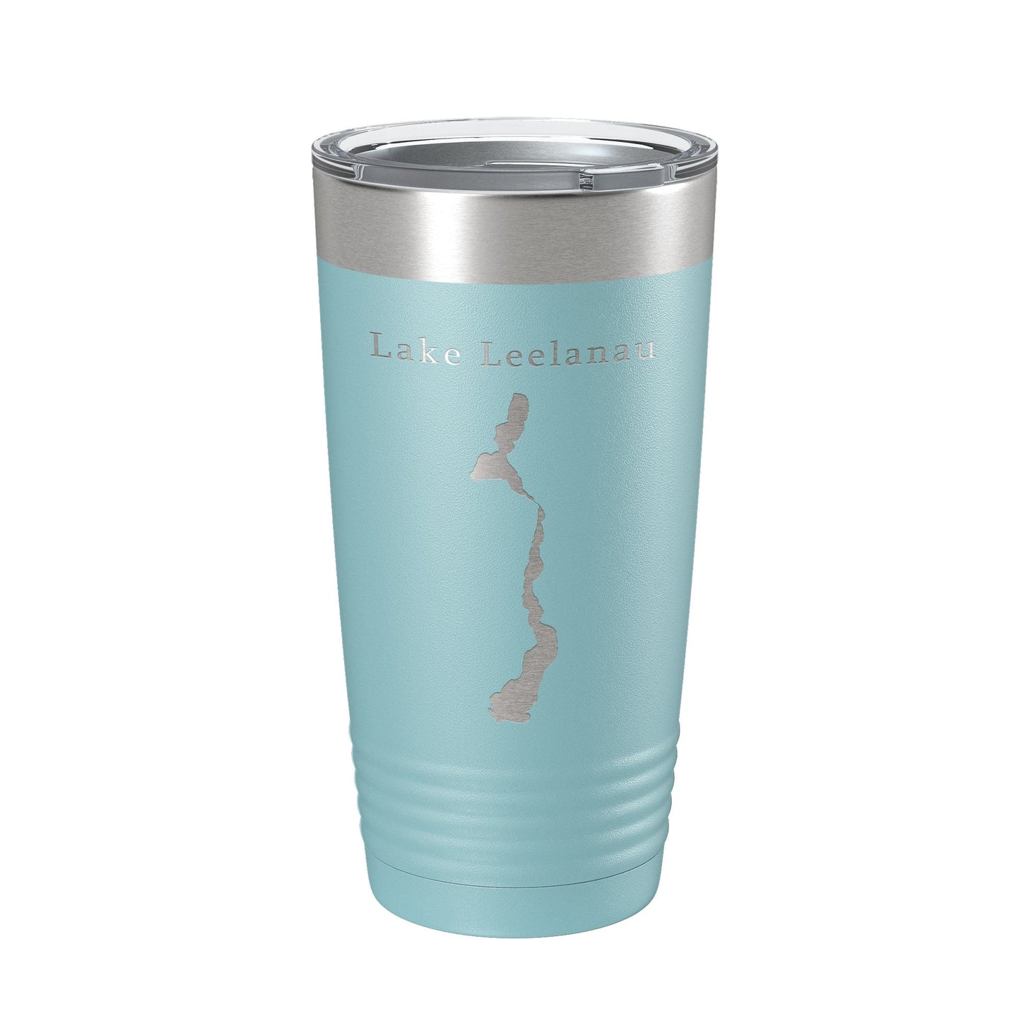 Lake Leelanau Map Tumbler Travel Mug Insulated Laser Engraved Coffee Cup Michigan 20 oz-13