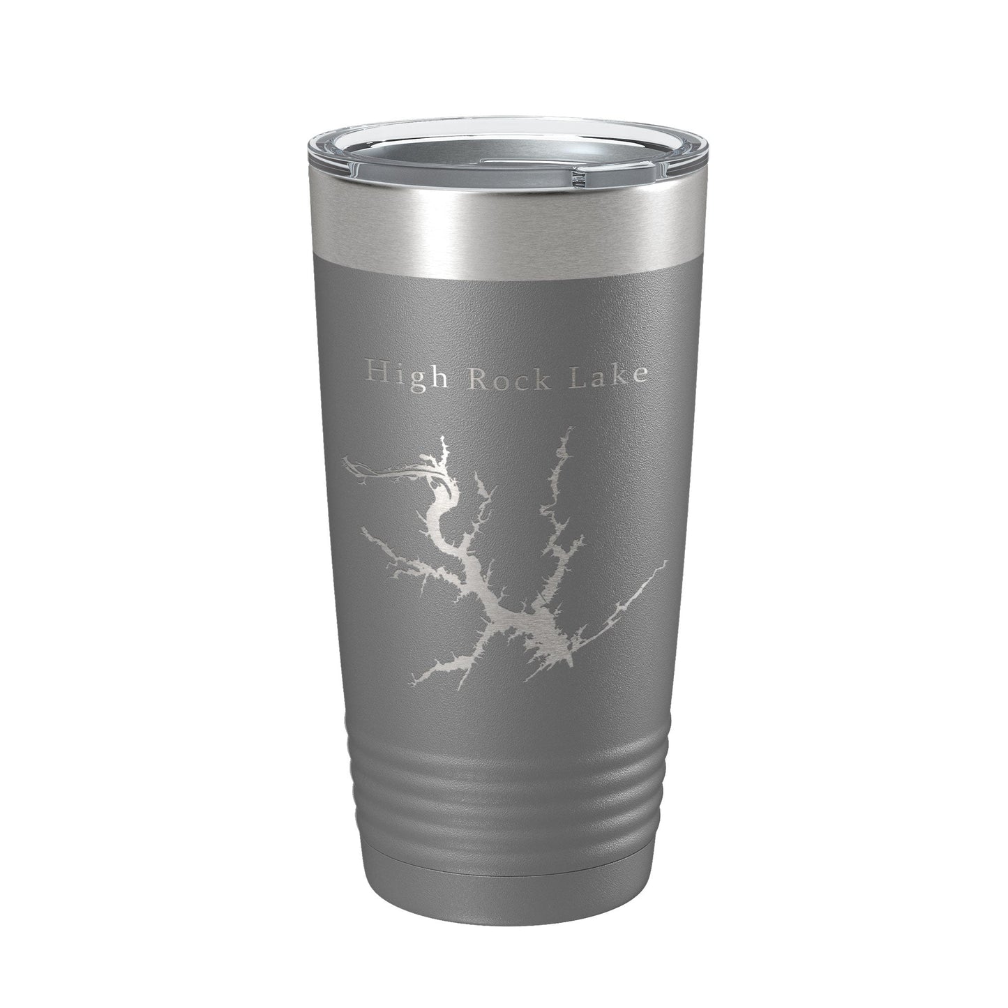 High Rock Lake Map Tumbler Travel Mug Insulated Laser Engraved Coffee Cup North Carolina 20 oz-16