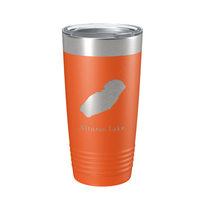 Alturas Lake Map Tumbler Travel Mug Insulated Laser Engraved Coffee Cup Idaho 20 oz-17