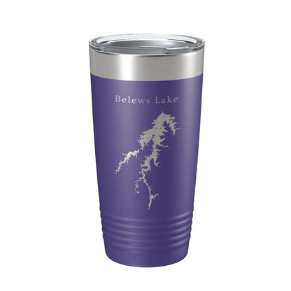 Belews Lake Map Tumbler Travel Mug Insulated Laser Engraved Coffee Cup North Carolina 20 oz-15