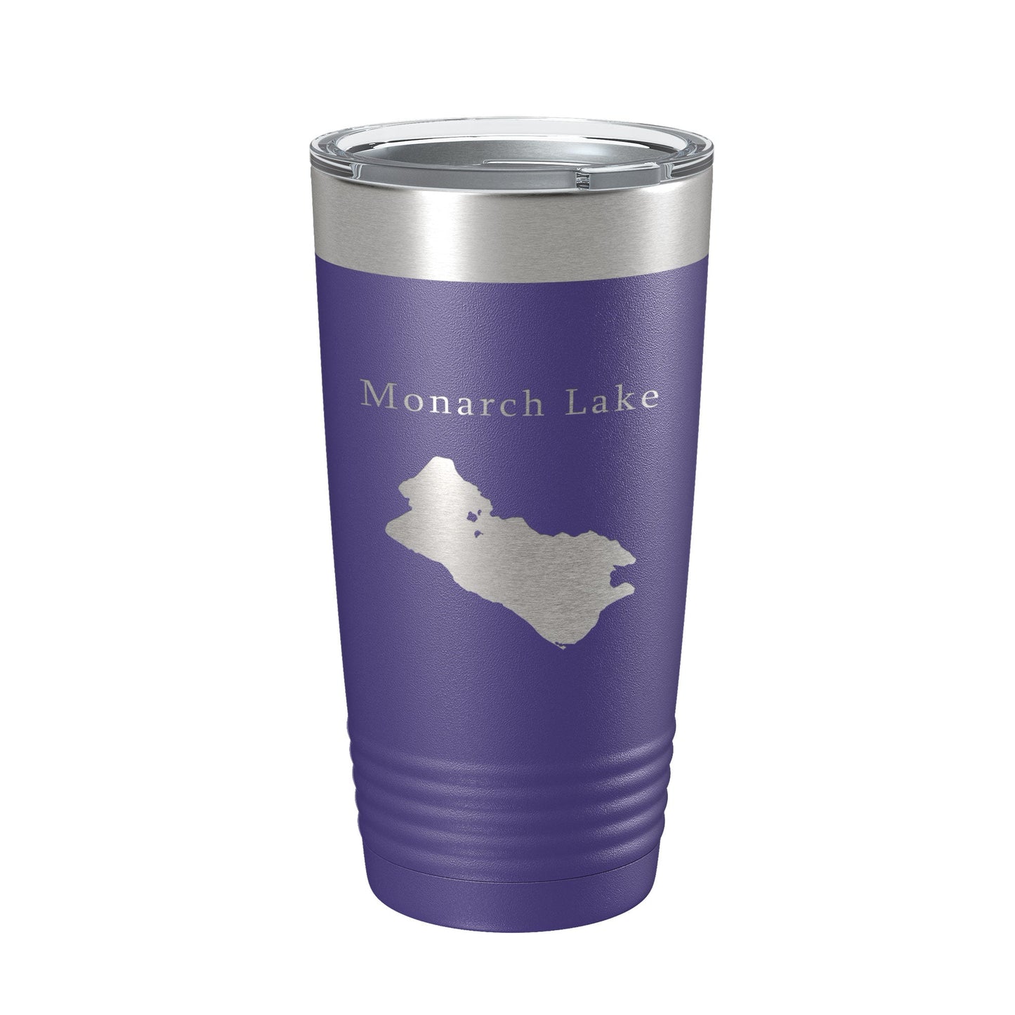 Monarch Lake Map Tumbler Travel Mug Insulated Laser Engraved Coffee Cup Colorado 20 oz-15