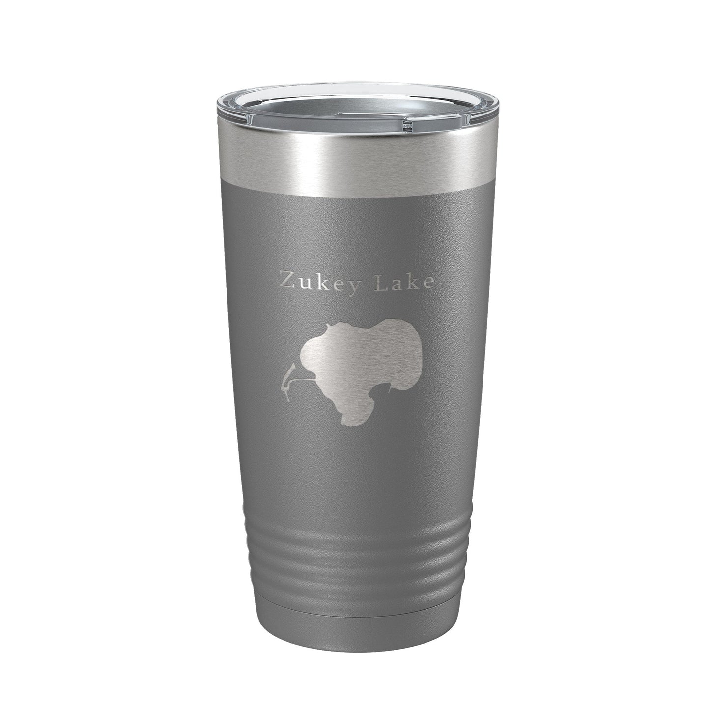 Zukey Lake Map Tumbler Travel Mug Insulated Laser Engraved Coffee Cup Huron River Chain of Lakes Michigan 20 oz-16