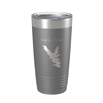 Burke Lake Map Tumbler Travel Mug Insulated Laser Engraved Coffee Cup Virginia 20 oz-16