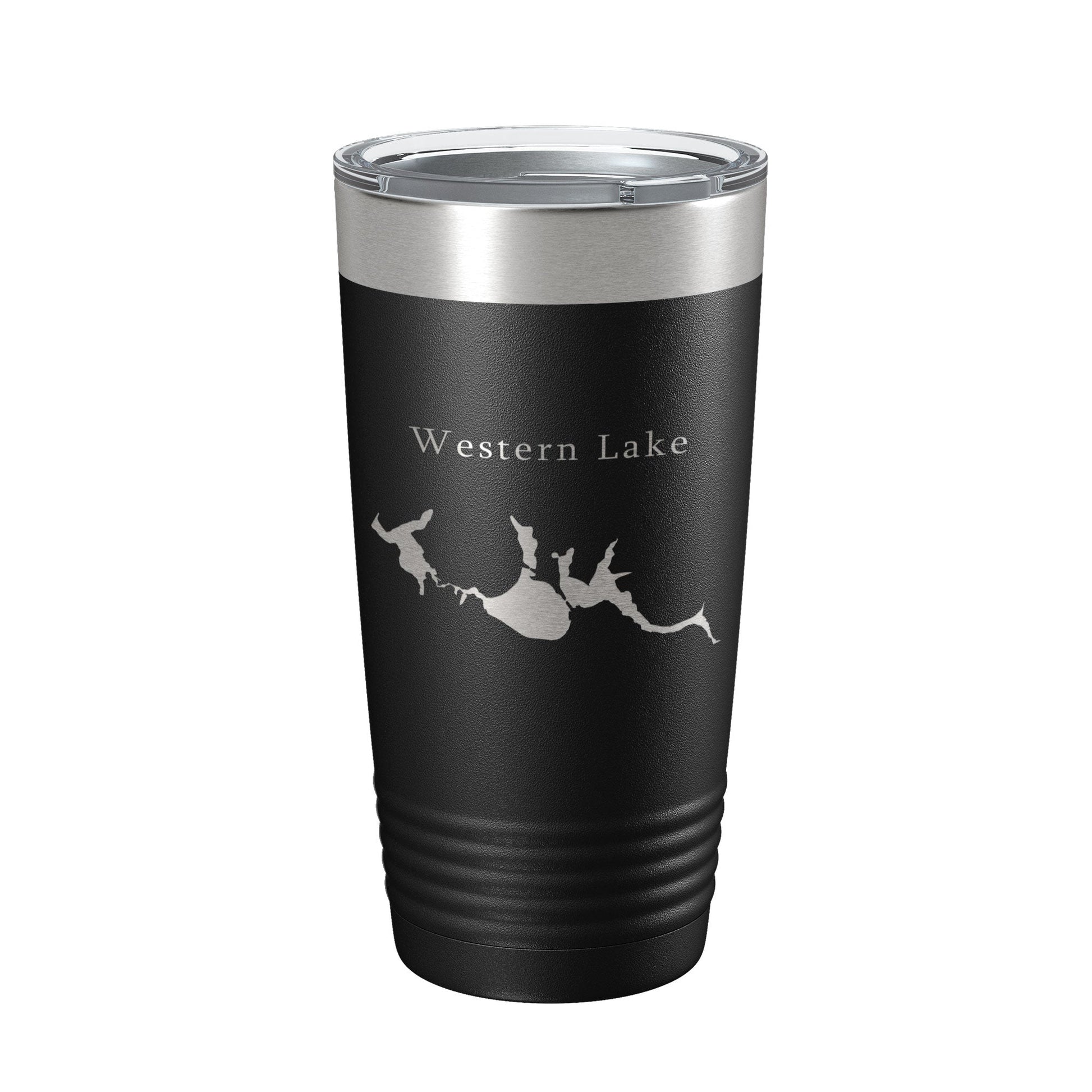 Western Lake Map Tumbler Travel Mug Insulated Laser Engraved Coffee Cup Florida 20 oz-5
