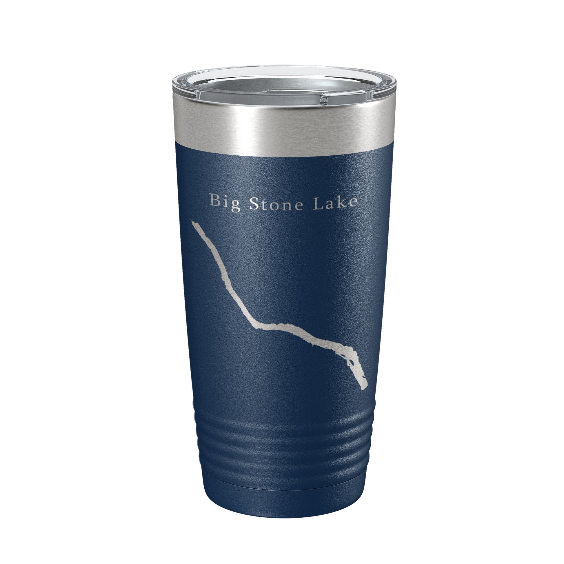 Big Stone Lake Map Tumbler Travel Mug Insulated Laser Engraved Coffee Cup South Dakota Minnesota 20 oz-2