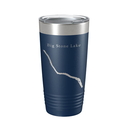 Big Stone Lake Map Tumbler Travel Mug Insulated Laser Engraved Coffee Cup South Dakota Minnesota 20 oz-8