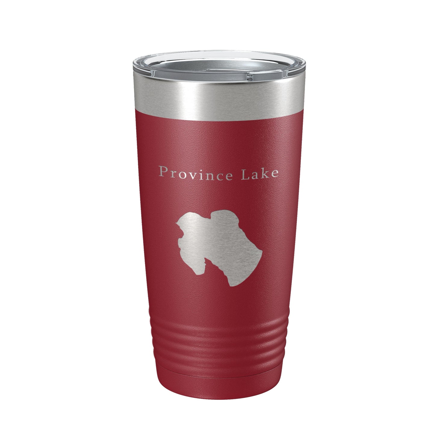 Province Lake Map Tumbler Travel Mug Insulated Laser Engraved Coffee Cup Maine 20 oz-18